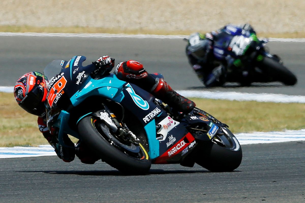 Fabio Quartararo membuka musim MotoGP 2020 dengan meraih kemenangan perdana