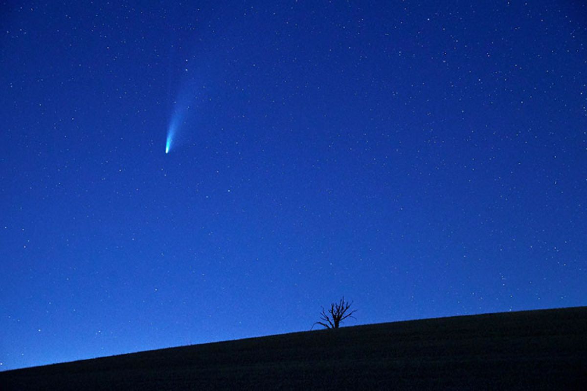 Bagi yang ingin menyaksikan, komet Neowise terlihat baik setelah maghrib