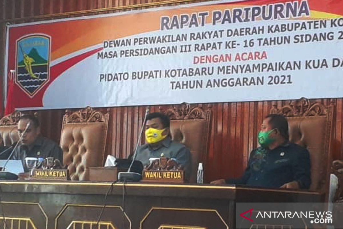 DPRD gelar paripurna penyampaian KUA-PPAS 2021