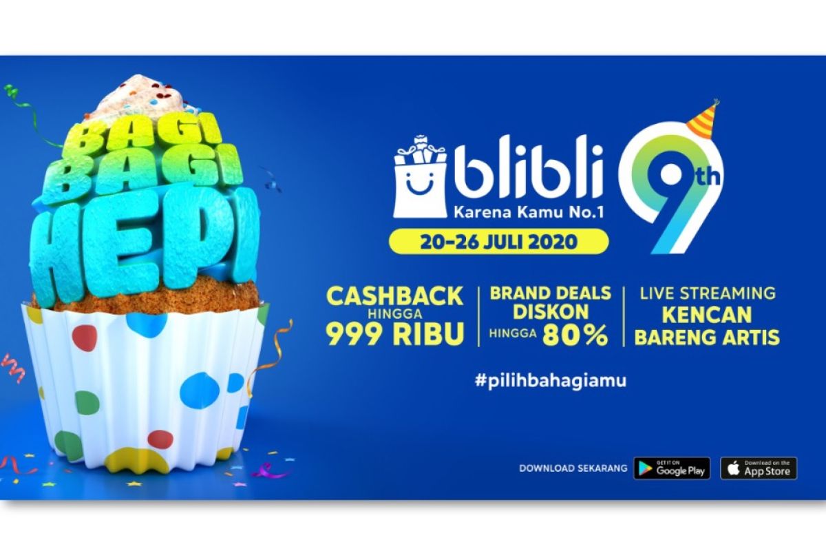 Blibli gelar festival belanja untuk rayakan ulang tahun kesembilan