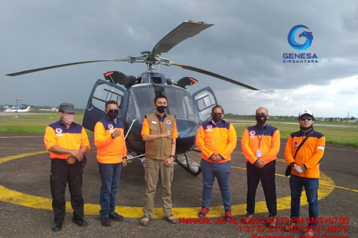 Jambi dapat bantuan helikopter atasi kebakaran hutan dan lahan