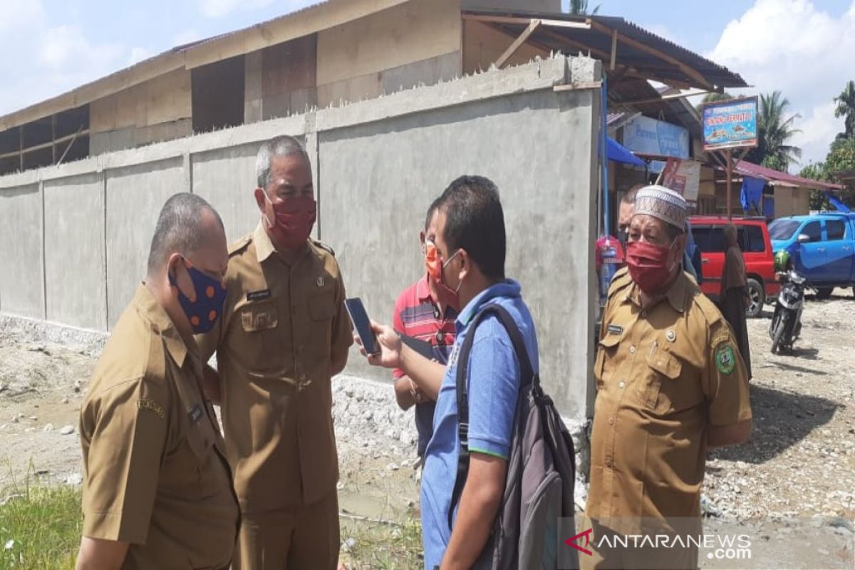 Lahan pribadi ditembok, PKL Pasar Baru mengeluh