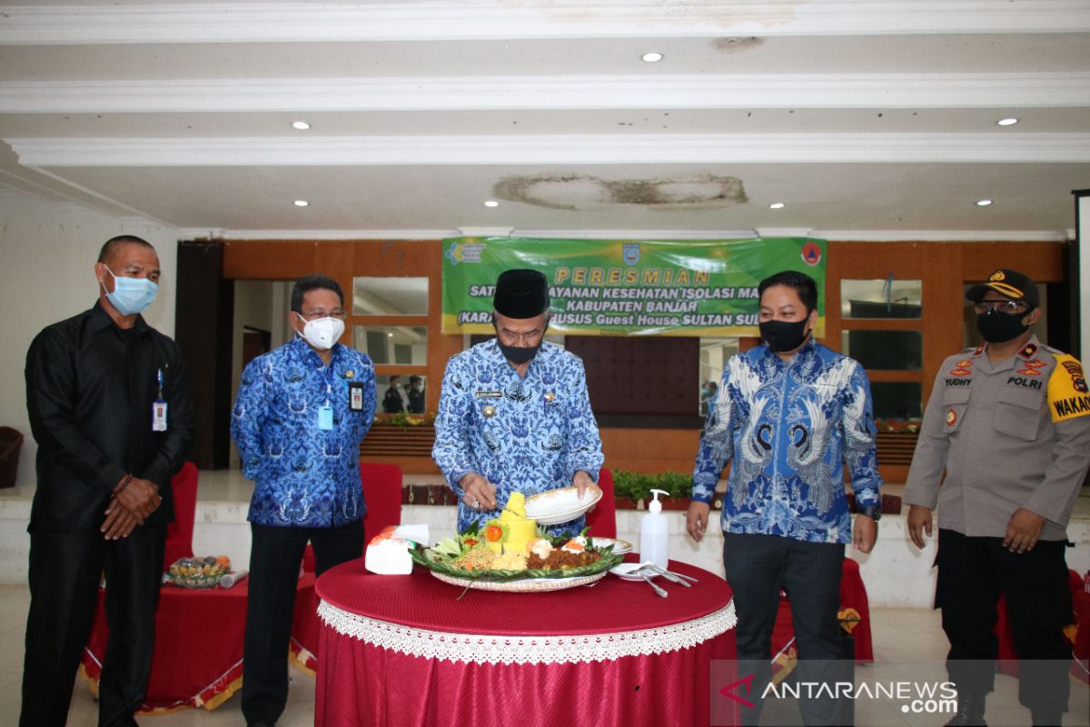 Bupati Banjar resmikan rumah karantina pasien COVID-19