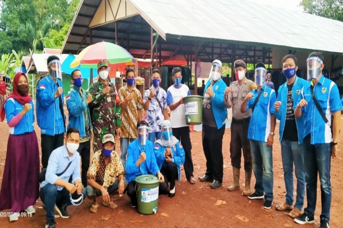 KNPI bantu sosialisasi pencegahan COVID-19 ke pelosok Kotim