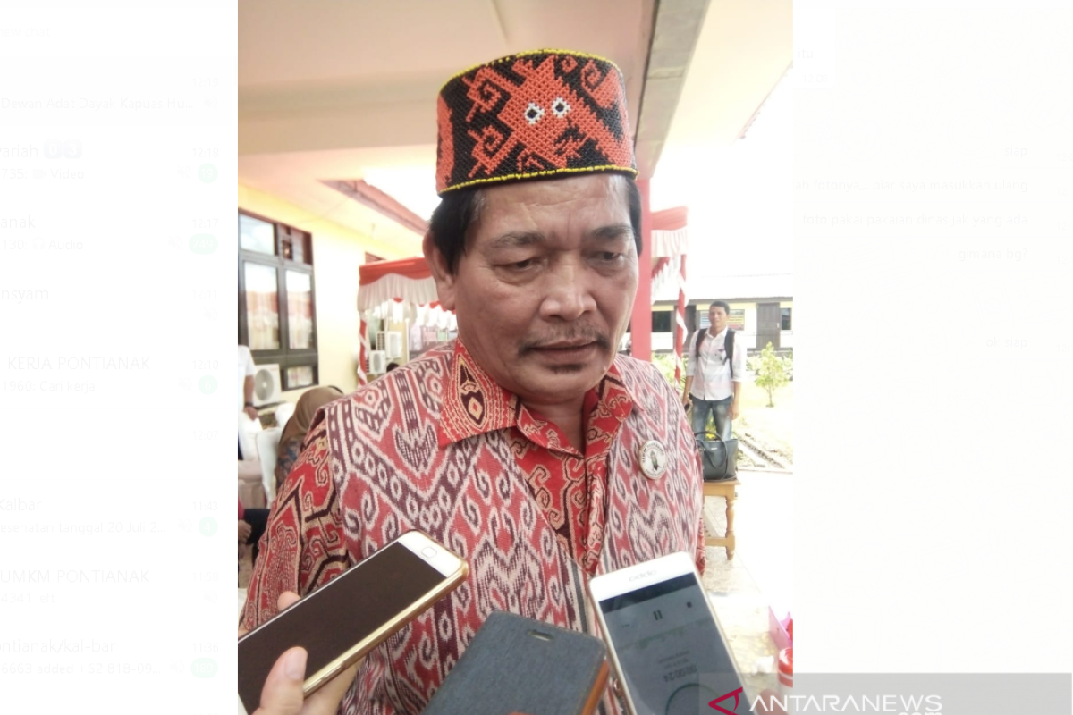 DAD Kapuas Hulu ajak masyarakat adat Dayak bantu korban kebakaran