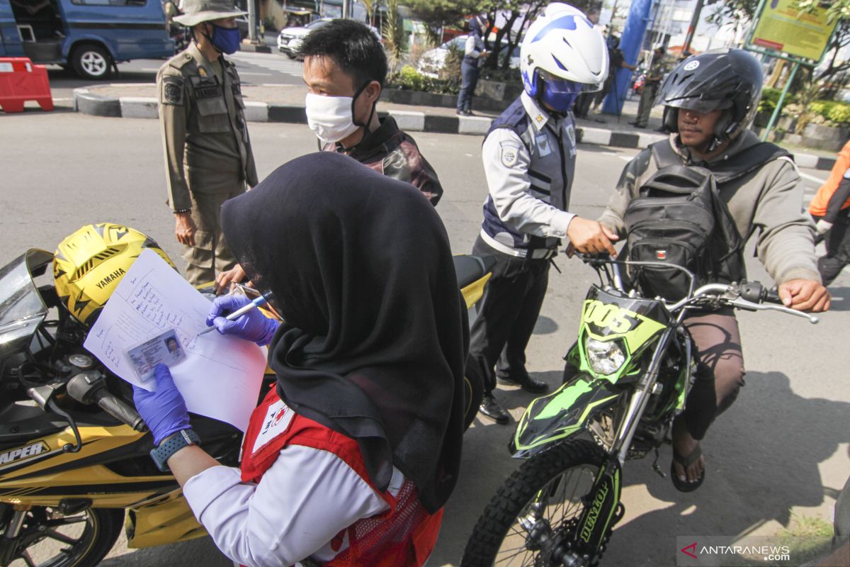 Kena razia kendaraan atau razia masker 