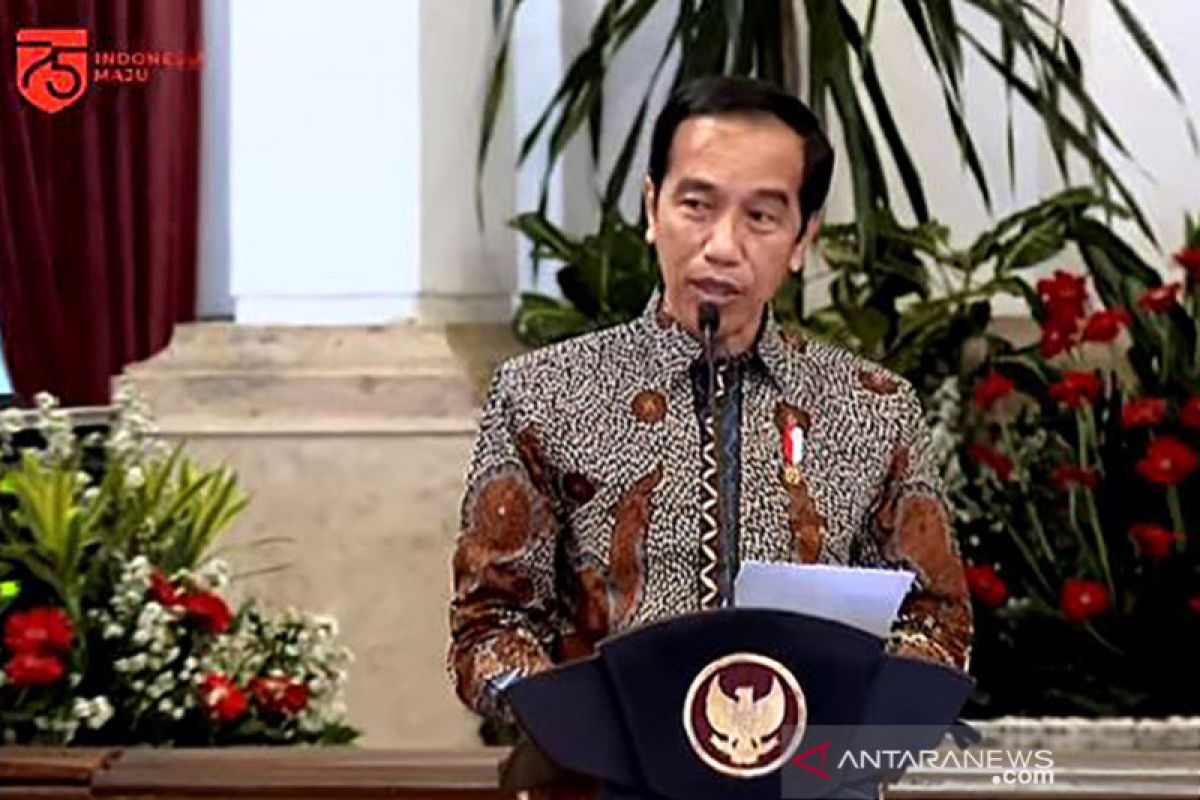 Presiden Jokowi pantau kementerian terkait laporan keuangan pemerintah 2019