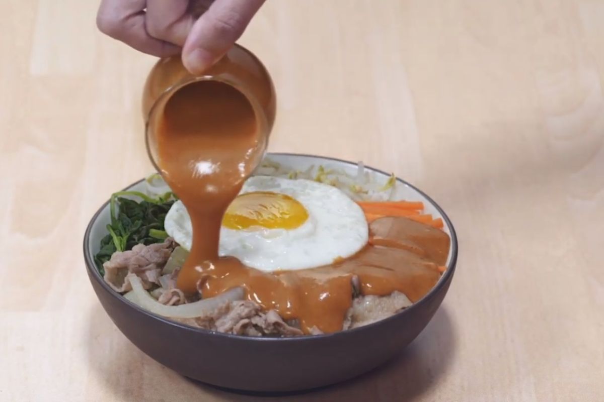 Cara membuat Bibimbap untuk makan siang kaya serat