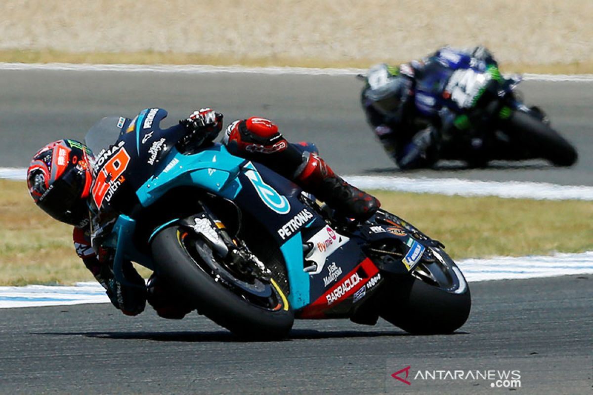 Tanpa Marc Marquez, Quartararo waspadai Vinales di GP Andalusia