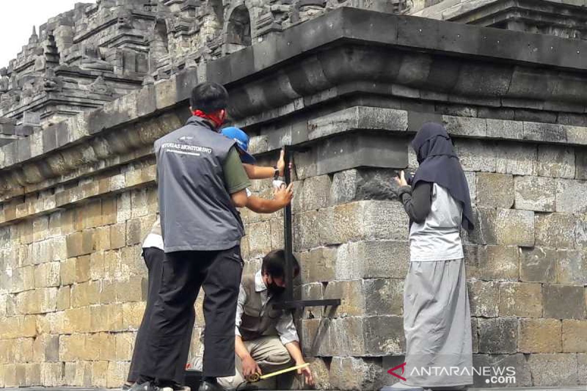 BKB secara rutin lakukan pengukuran stabilitas bangunan Candi Borobudur