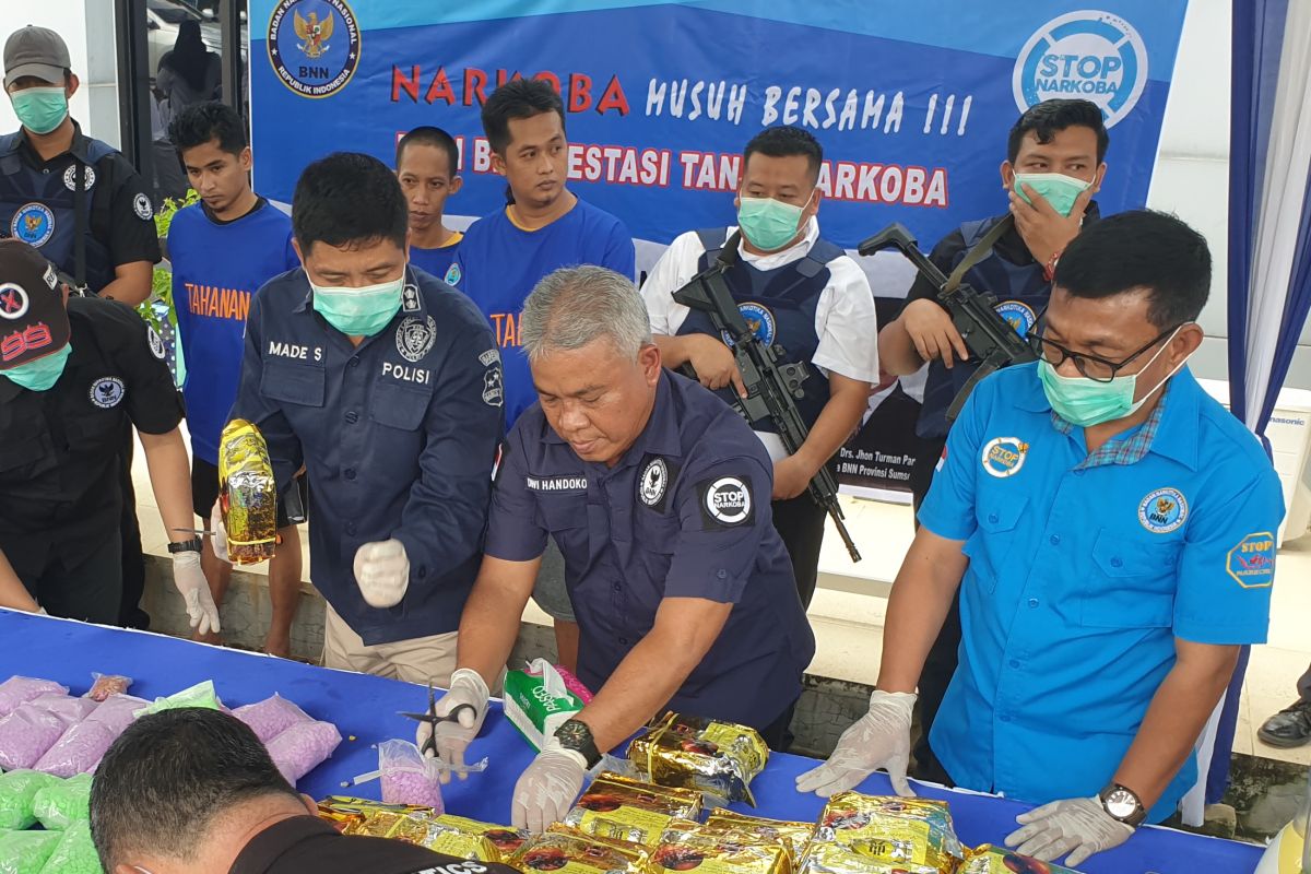 BNN Sumsel kembangkan pengungkapan jaringan pengedar narkoba Malaysia