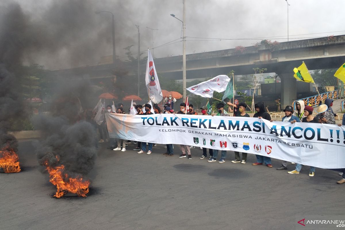 Mahasiswa kembali demo terkait reklamasi Ancol