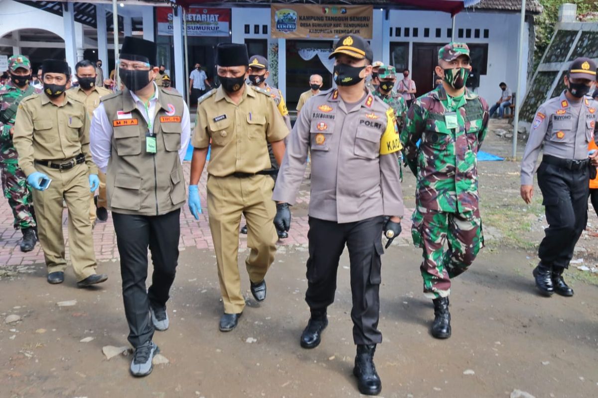 Pemkab Trenggalek resmikan kampung tangguh di zona hijau COVID-19