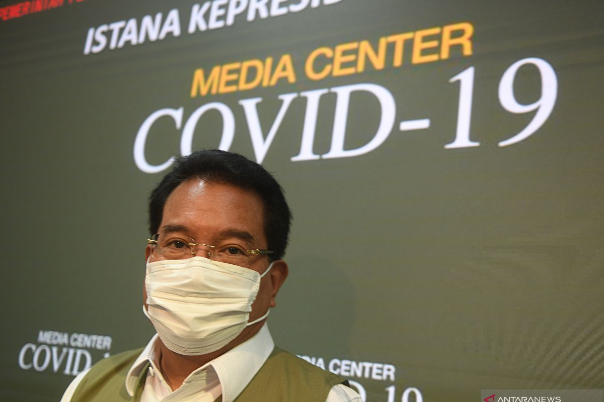 Persentase kematian karena positif COVID-19 menurun