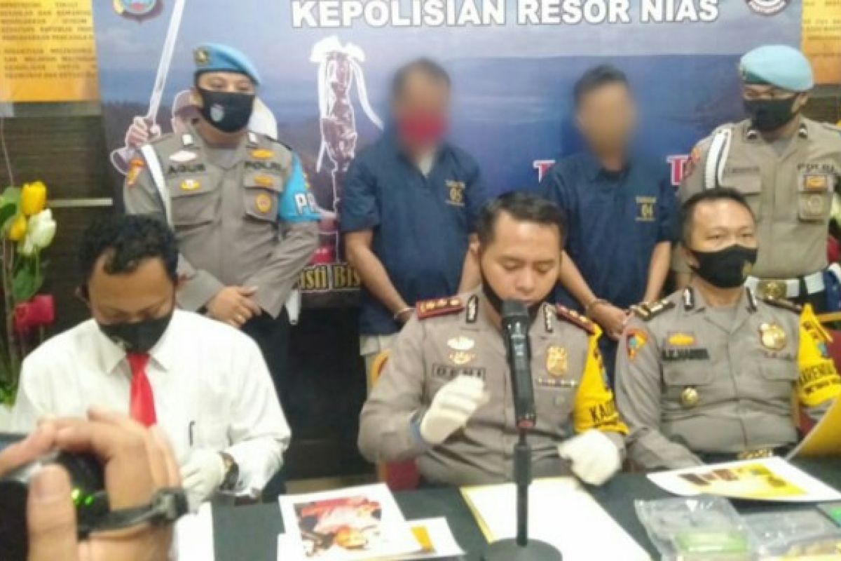 Polres Nias bekuk bandar narkotika di Nias Utara