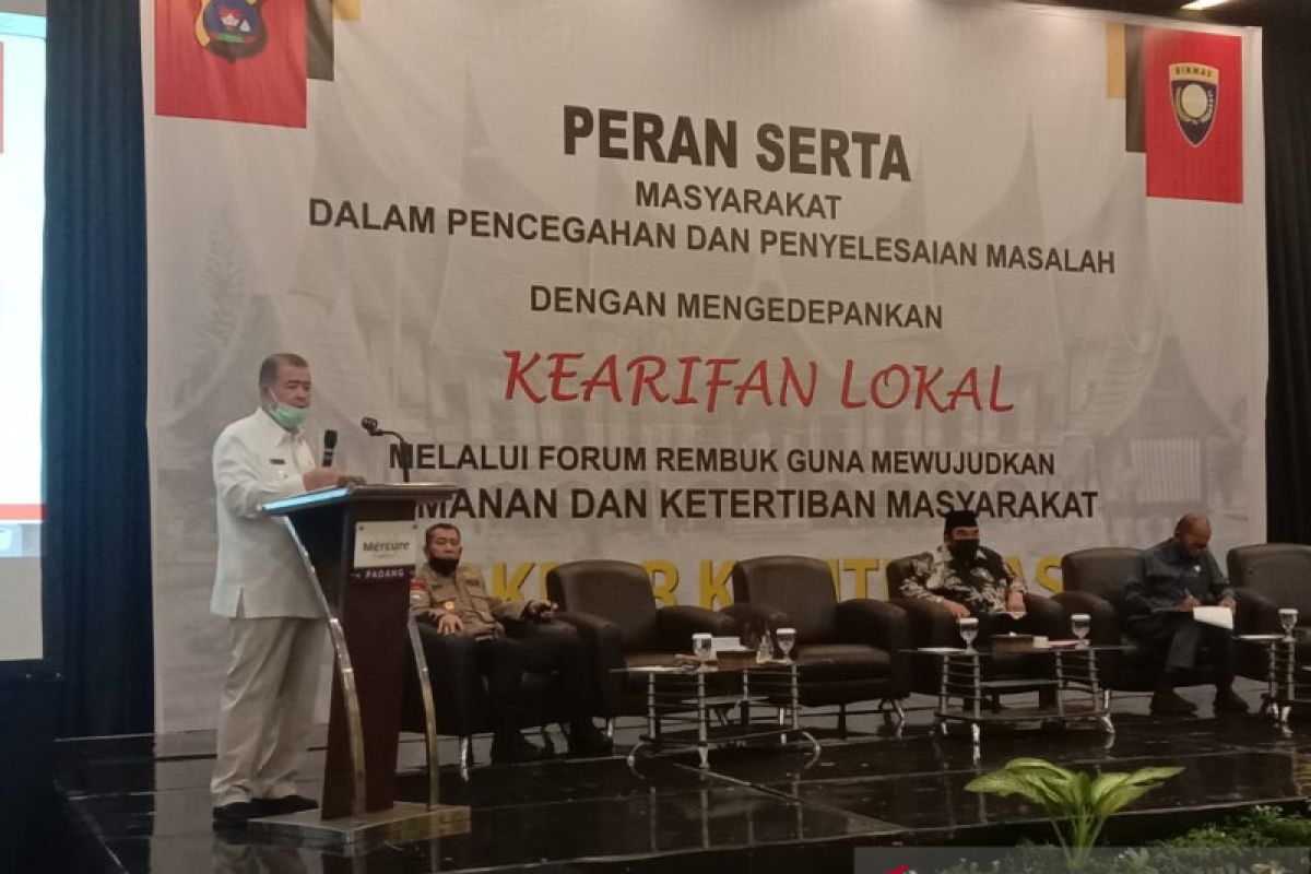 Nasrul Abit: wujudkan keamanan dan kertertiban dengan kearifan budaya lokal