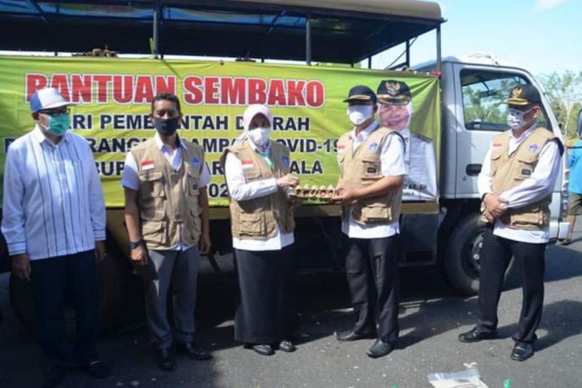 Bupati luncurkan bantuan sembako tahap empat