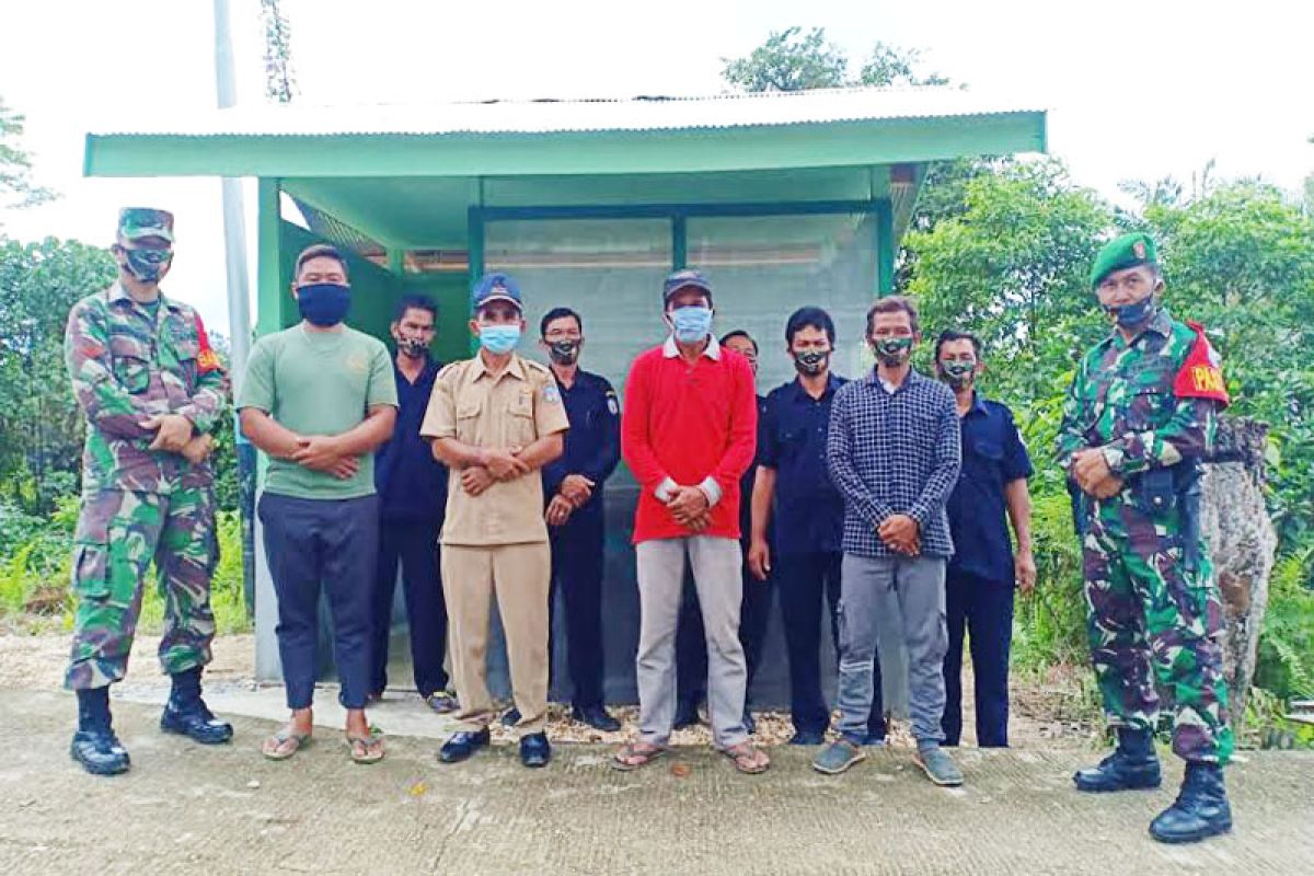 Pembangunan pos kamling selesai, warga berterima kasih