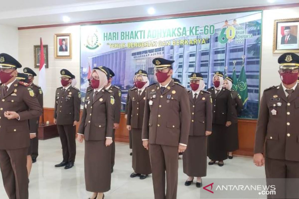 Kejari Pangkalpinang laksanakan upacara peringatan Hari Adhyaksa ke-60 secara virtual