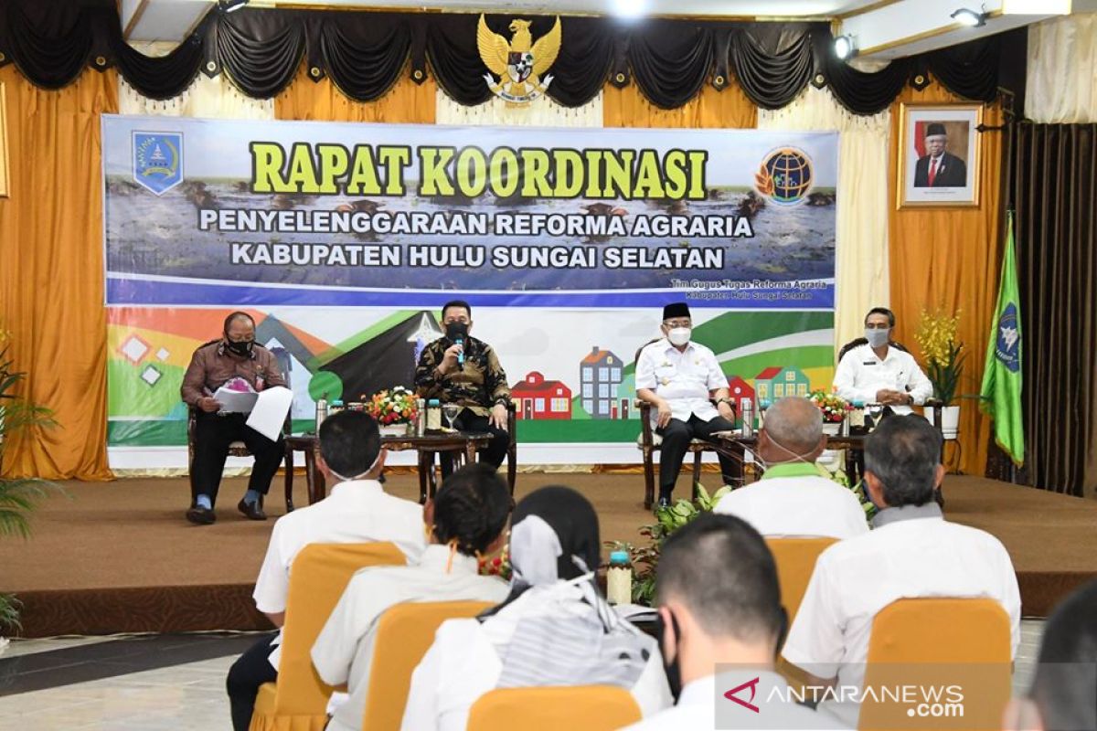 Paharangan pilot project kampung reforma agraria di HSS