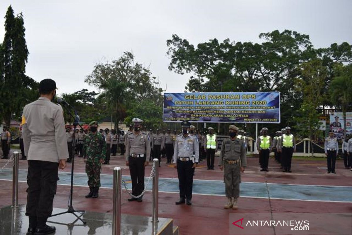 Polres Inhu gelar apel pasukan