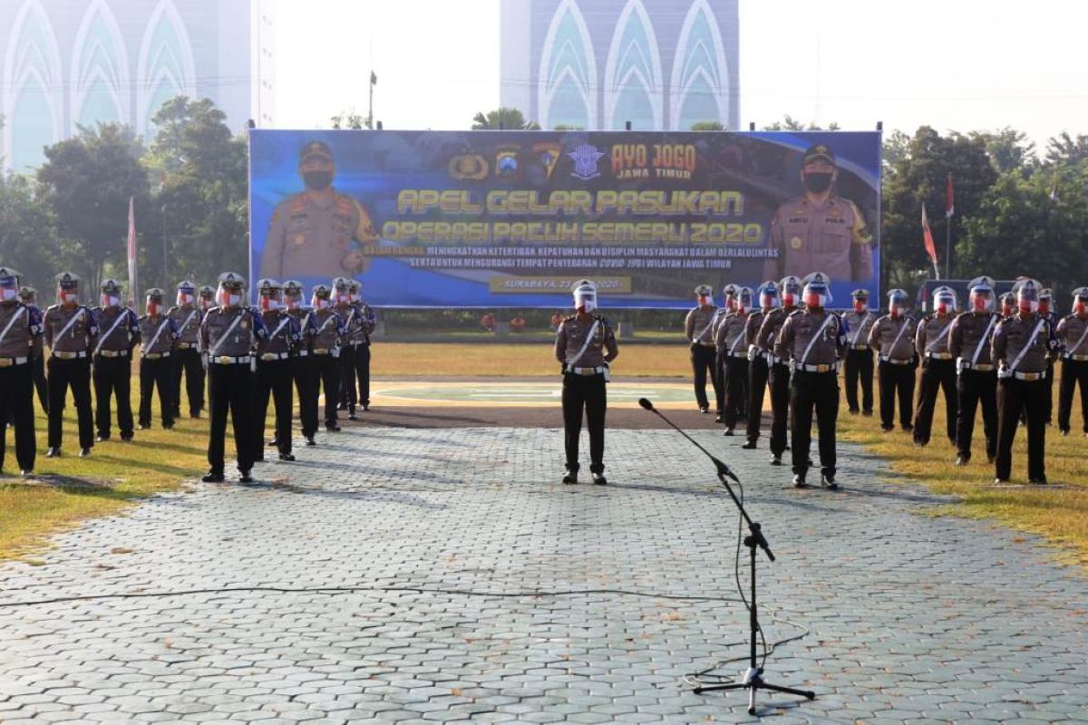 3.073 personel Polda Jatim disiagakan dalam Operasi Patuh Semeru 2020
