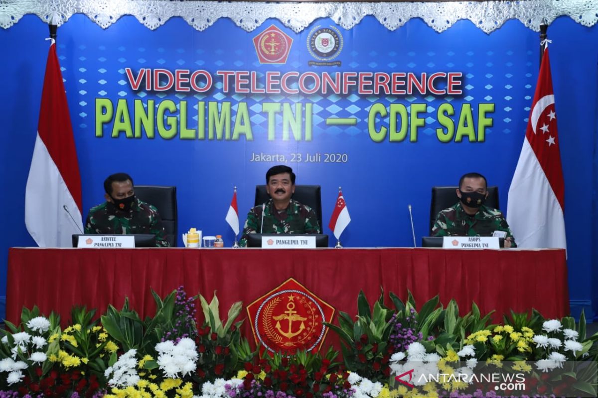 Panglima TNI-Pangab Singapura bahas latihan militer