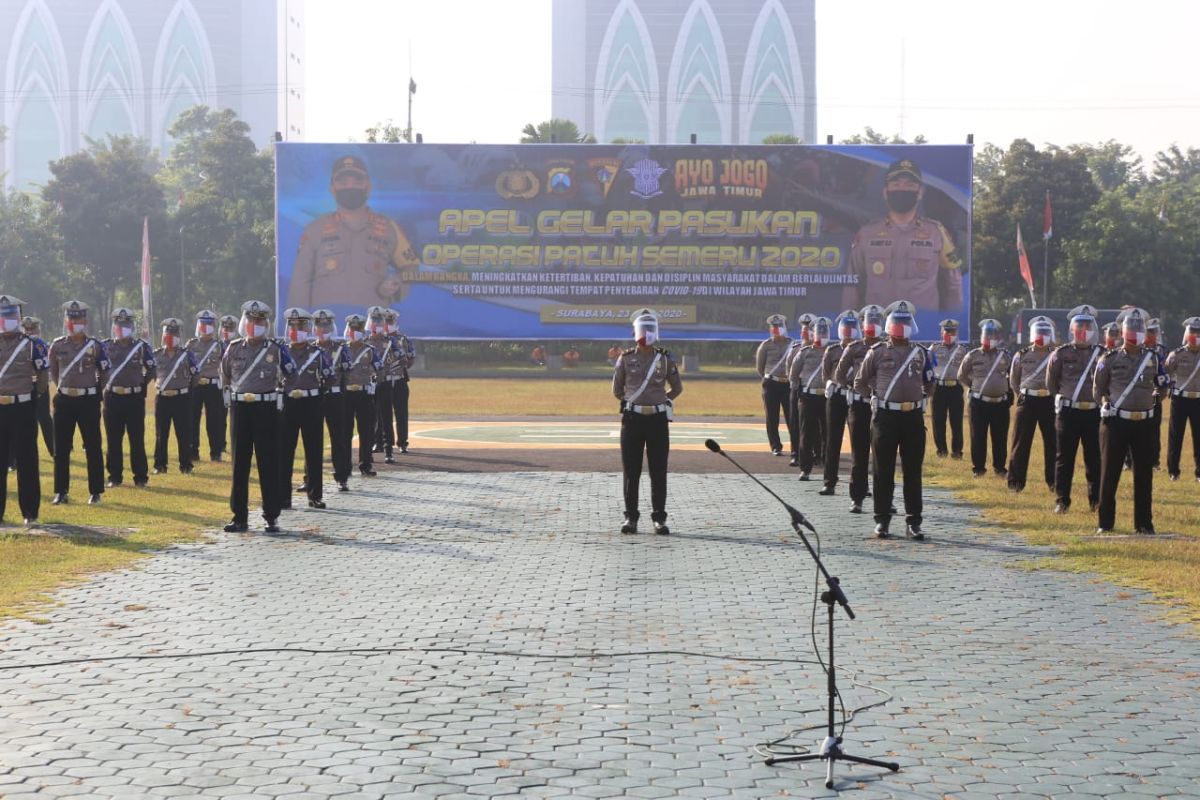 3.073 personel Polda Jatim diterjunkan dalam Operasi Patuh Semeru 2020