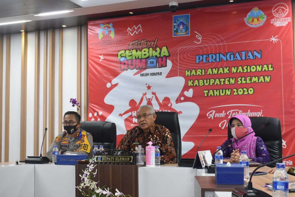 Sleman memperingati Hari Anak Nasional 2020 secara virtual