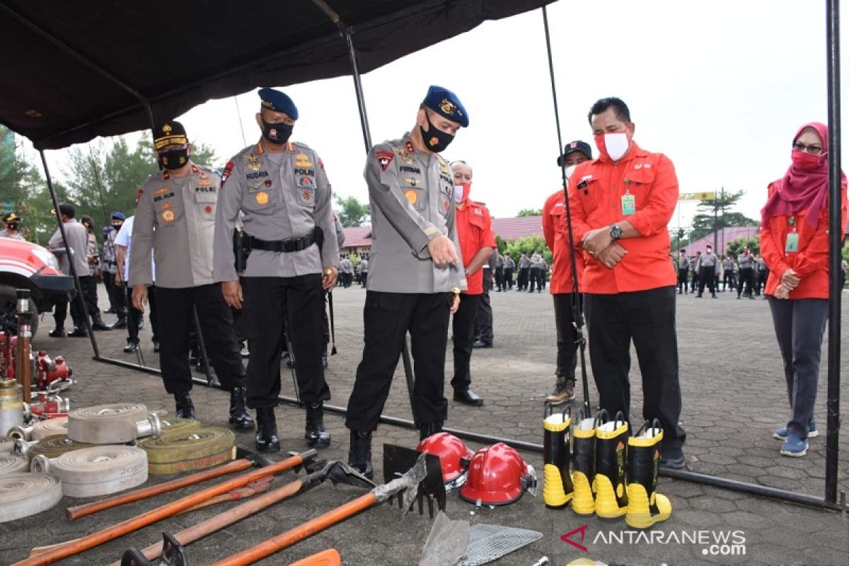 Brimob Polda Jambi siap bantu pencegahan dan penanganan karhutla