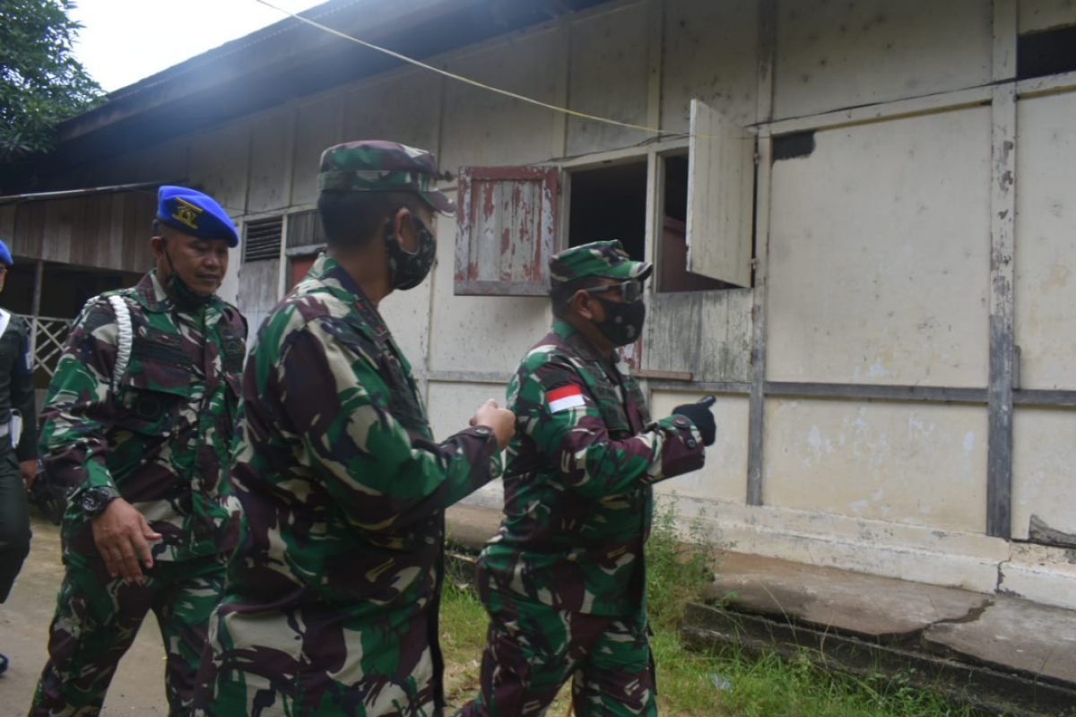 Danrem 121/Abw Instruksikan perbaikan Rumah Dinas prajurit Kodim 1203/Ktp