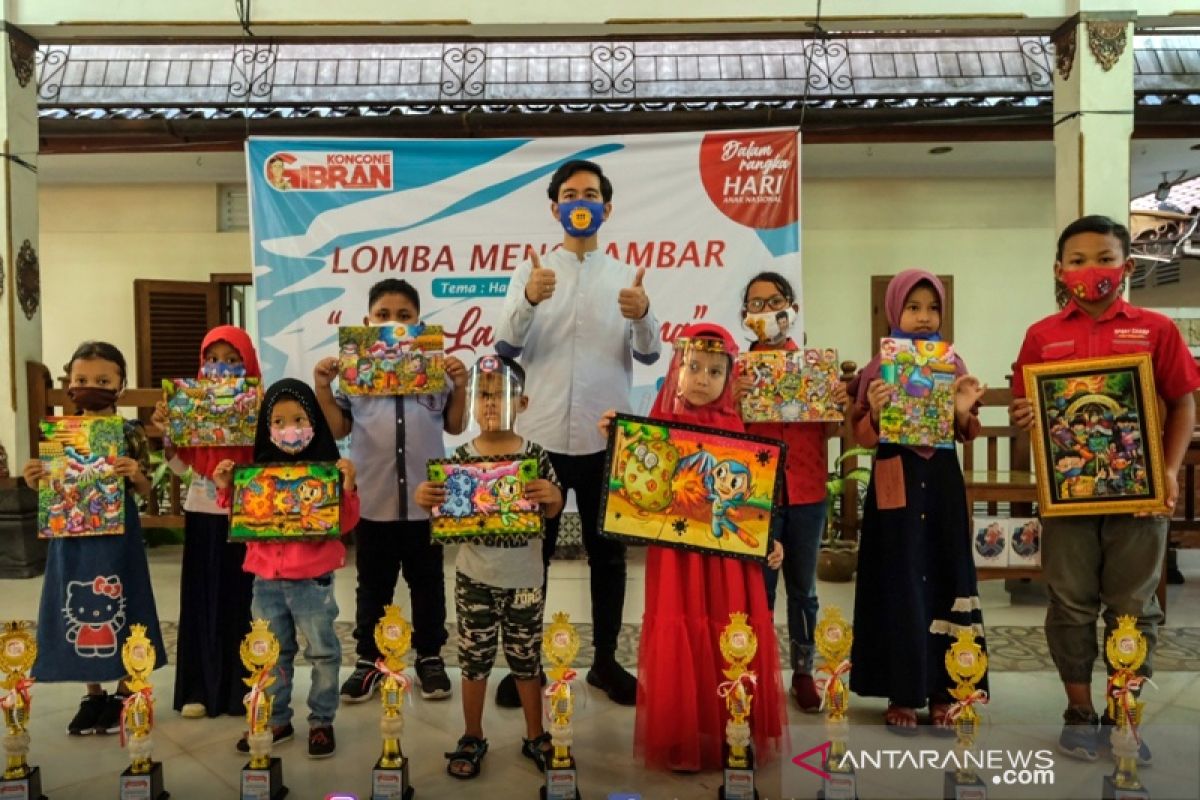 Gibran gelar lomba menggambar semarakan Hari Anak Nasional