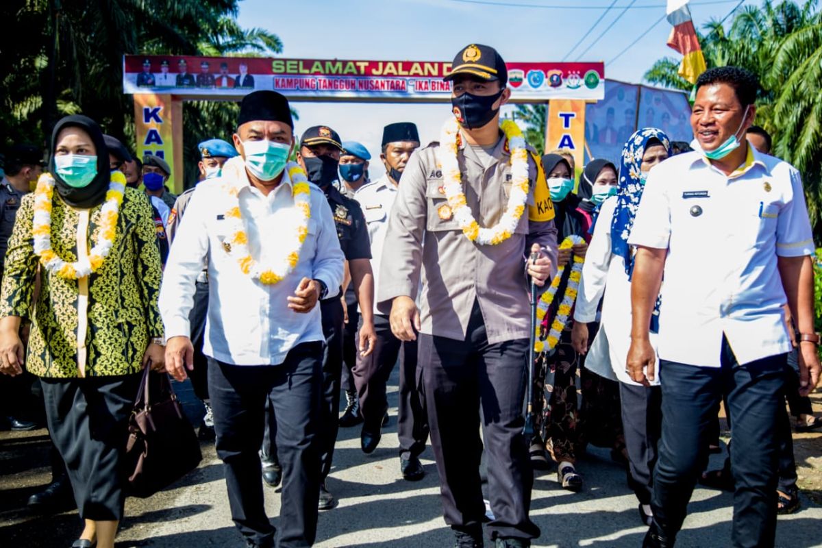 Bupati Labuhanbatu hadiri launching Kampung Tangguh Bumi Nusantara Ikabina En Pabolo