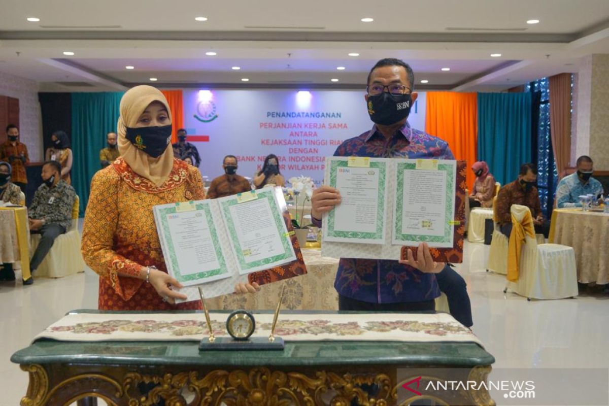 Kejati Riau dan BNI tandatangani MoU, salah satunya untuk lacak aset bermasalah