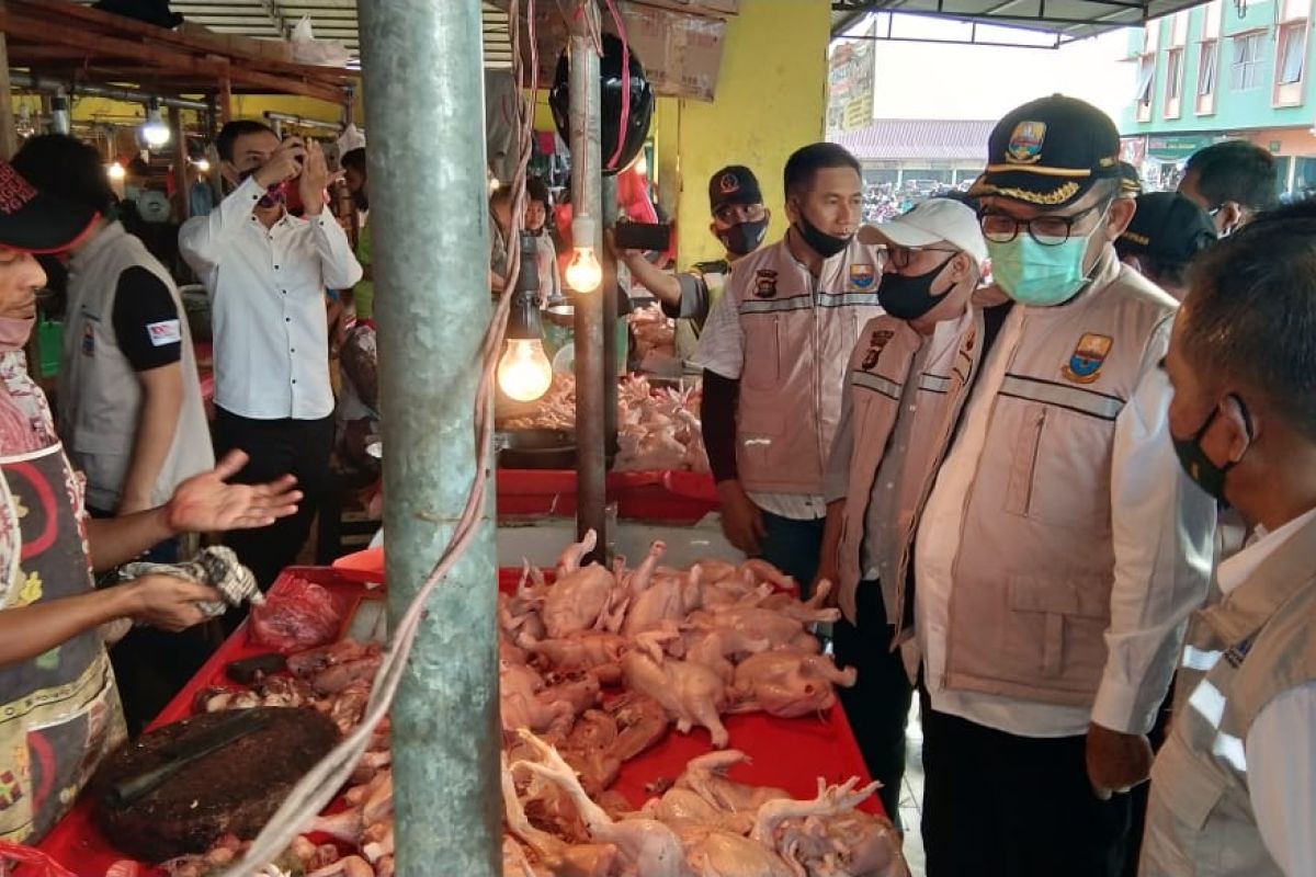 Jelang Idul Adha, Satgas Pangan Jambi cek harga bahan pokok di pasar Angsoduo