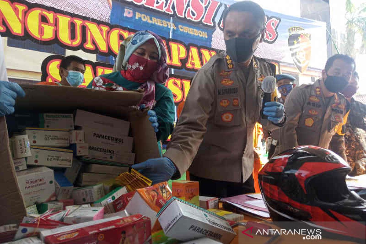 Penjual obat eceran hasil curian ditangkap polisi di Cirebon