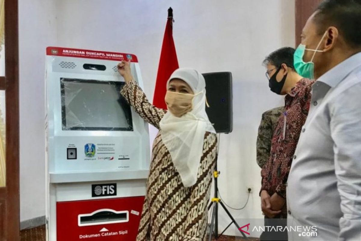 Jatim terapkan pelayanan kependudukan anjungan mandiri