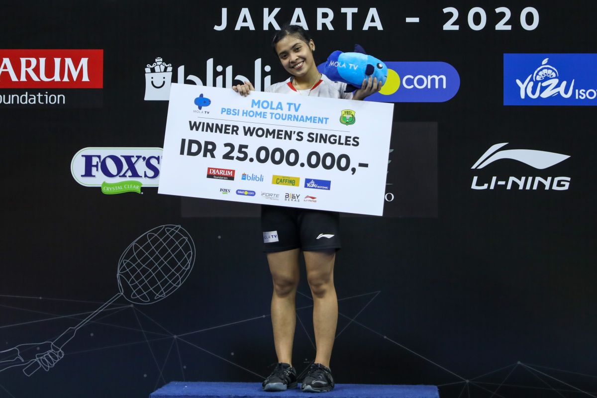 Gregoria juarai tunggal putri turnamen internal PBSI