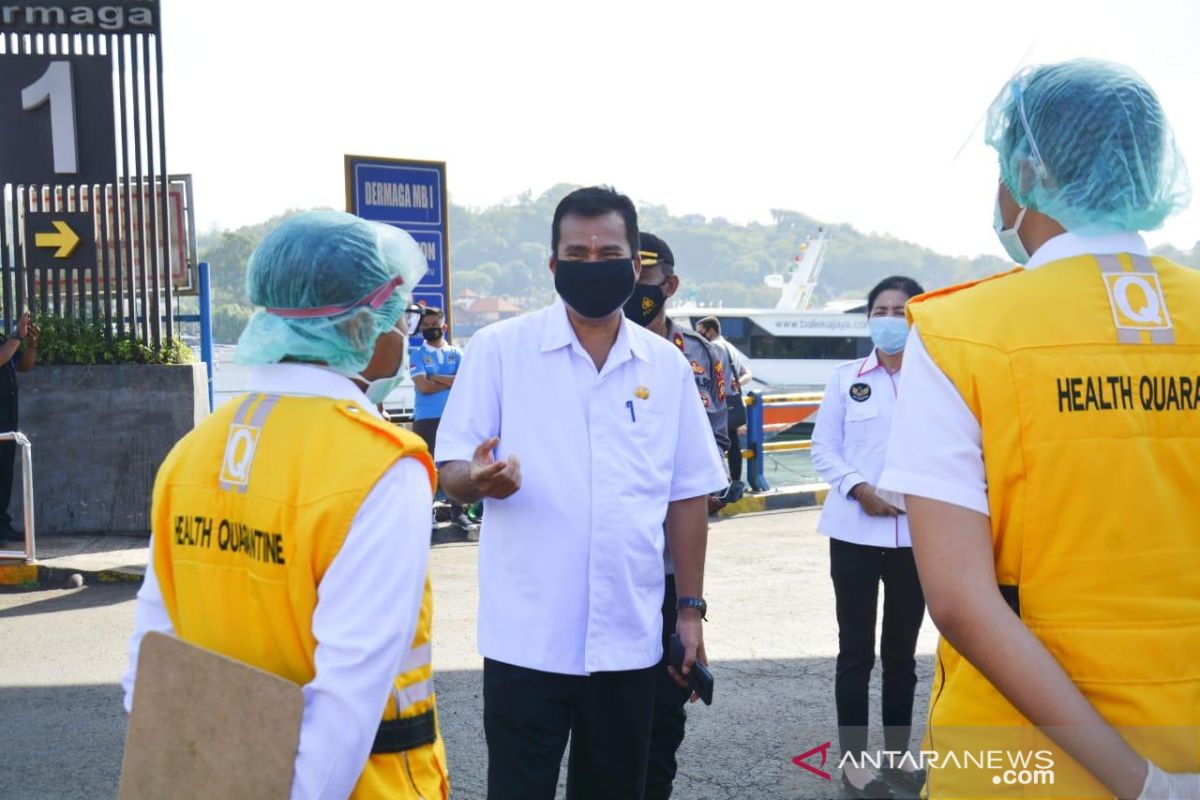 Tim UPP Saber Pungli sidak Pelabuhan Padangbai Karangasem-Bali