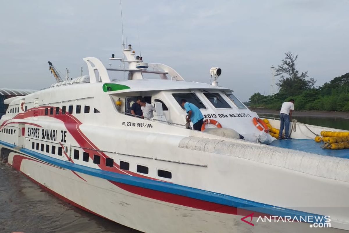 Kapal cepat Tanjung Pandan -Pangkal Balam kembali beroperasi