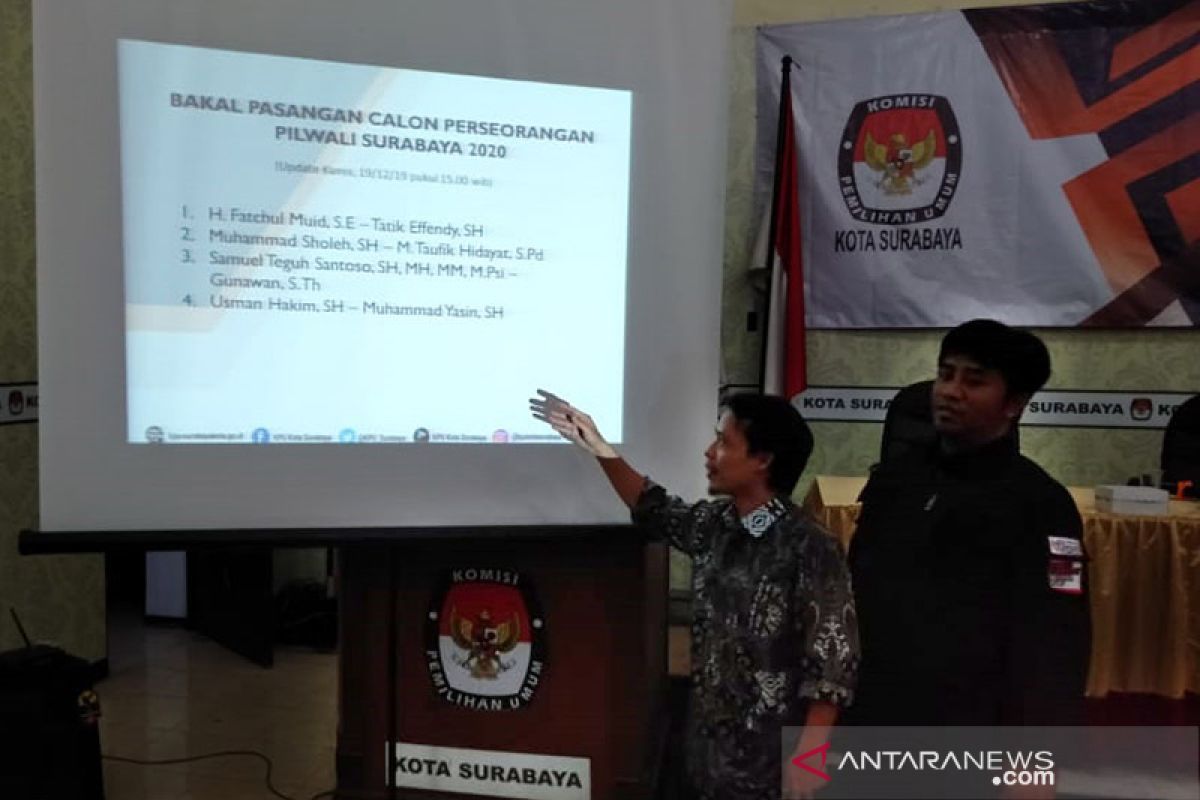 KPU Surabaya sikapi data dukungan calon perseorangan bermasalah