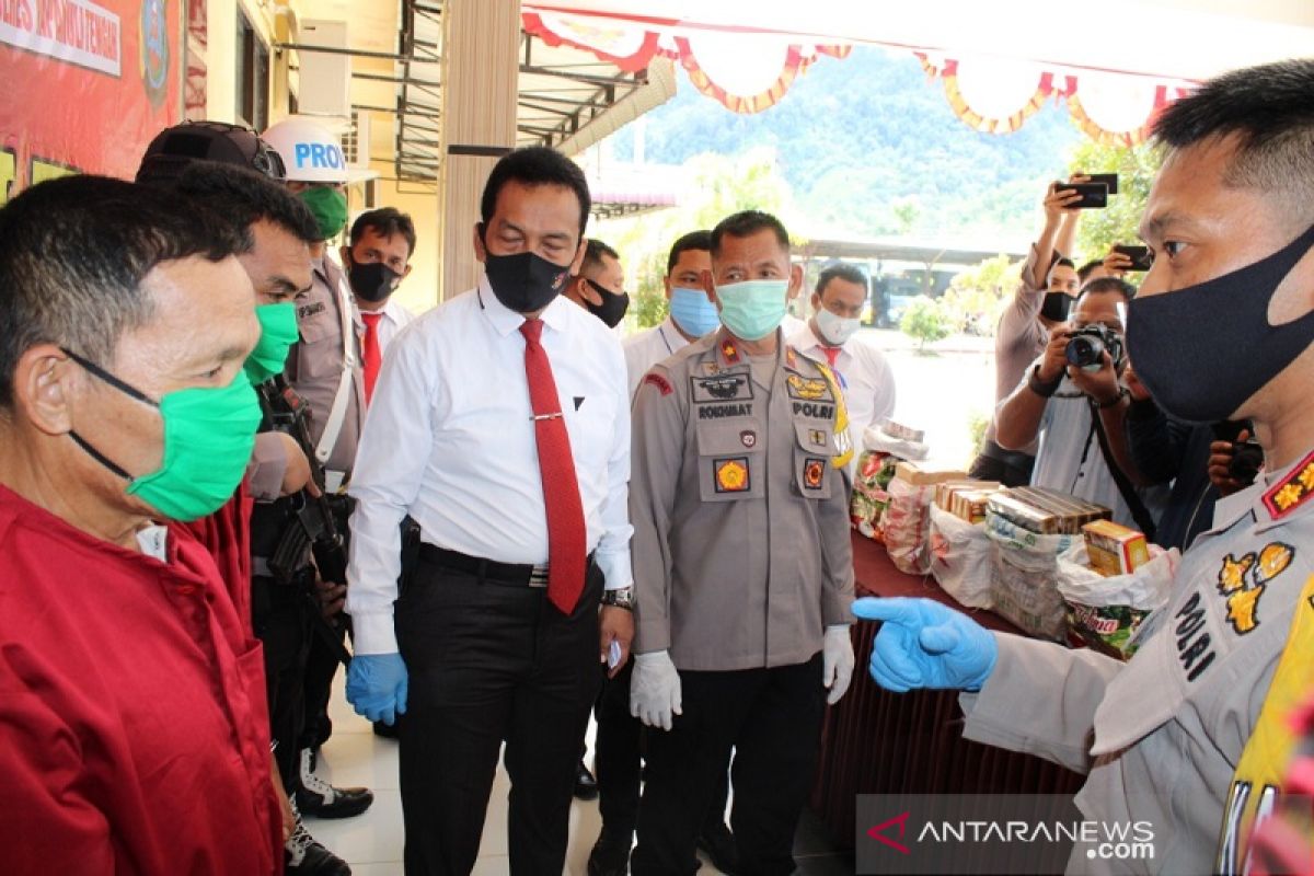 Polres Tapteng berhasil tangkap dua pelaku perampok sadis, lima lagi sedang diburu