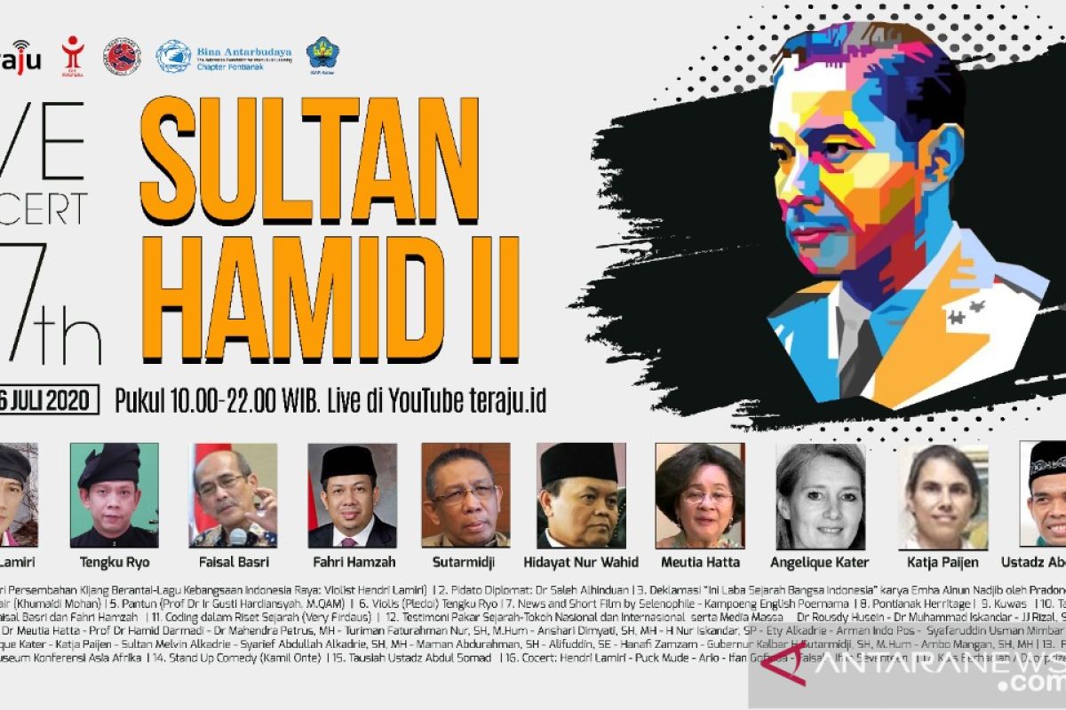 Konser 107 tahun Sultan Hamid II hadirkan ratusan musisi dan budayawan