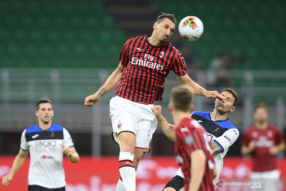 Tren kemenangan Milan dihentikan Atalanta dengan paksakan hasil imbang