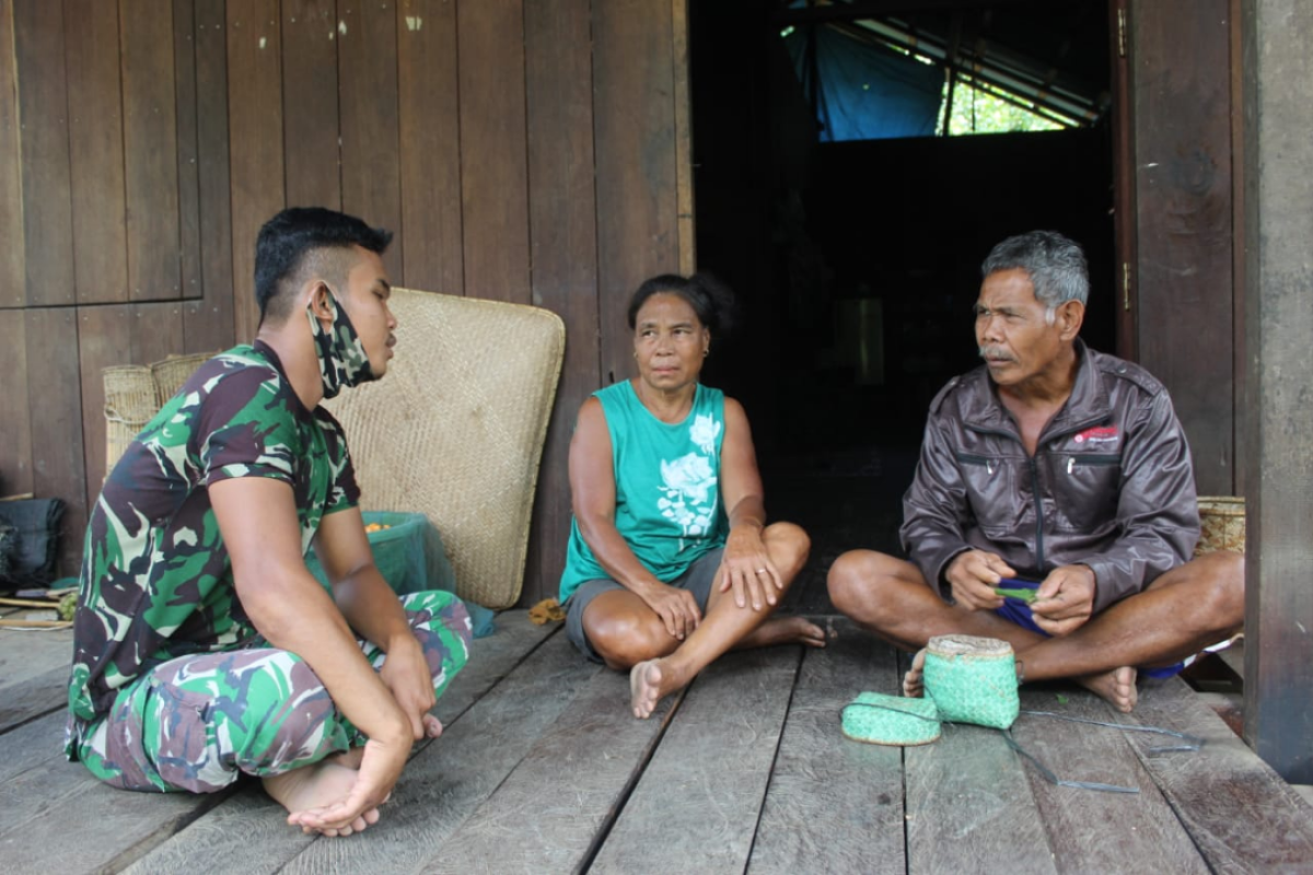 Warga mengaku senang selalu dikunjungi anggota TMMD