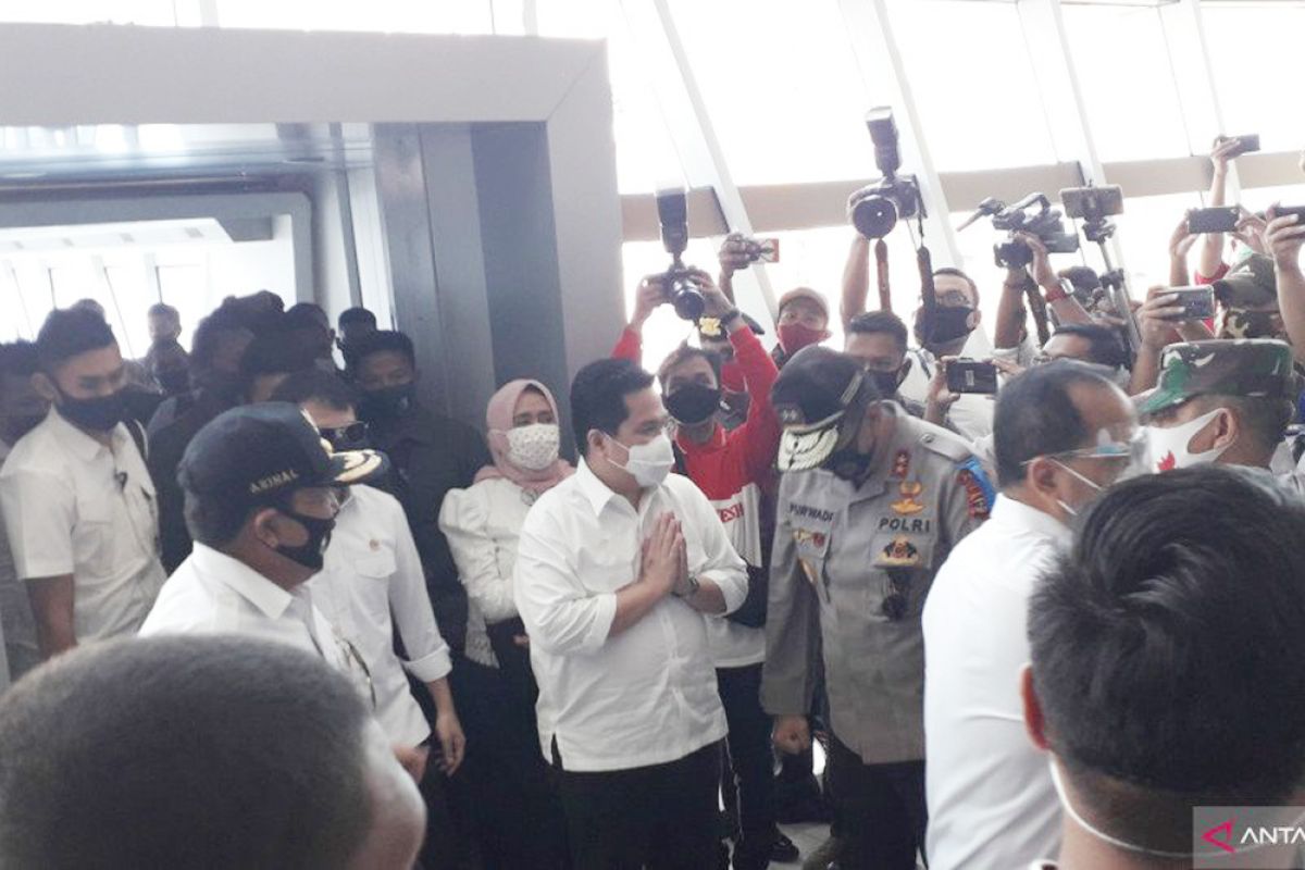 Sejumlah menteri luncurkan aplikasi Ferizy di Pelabuhan Merak permudah penyeberangan