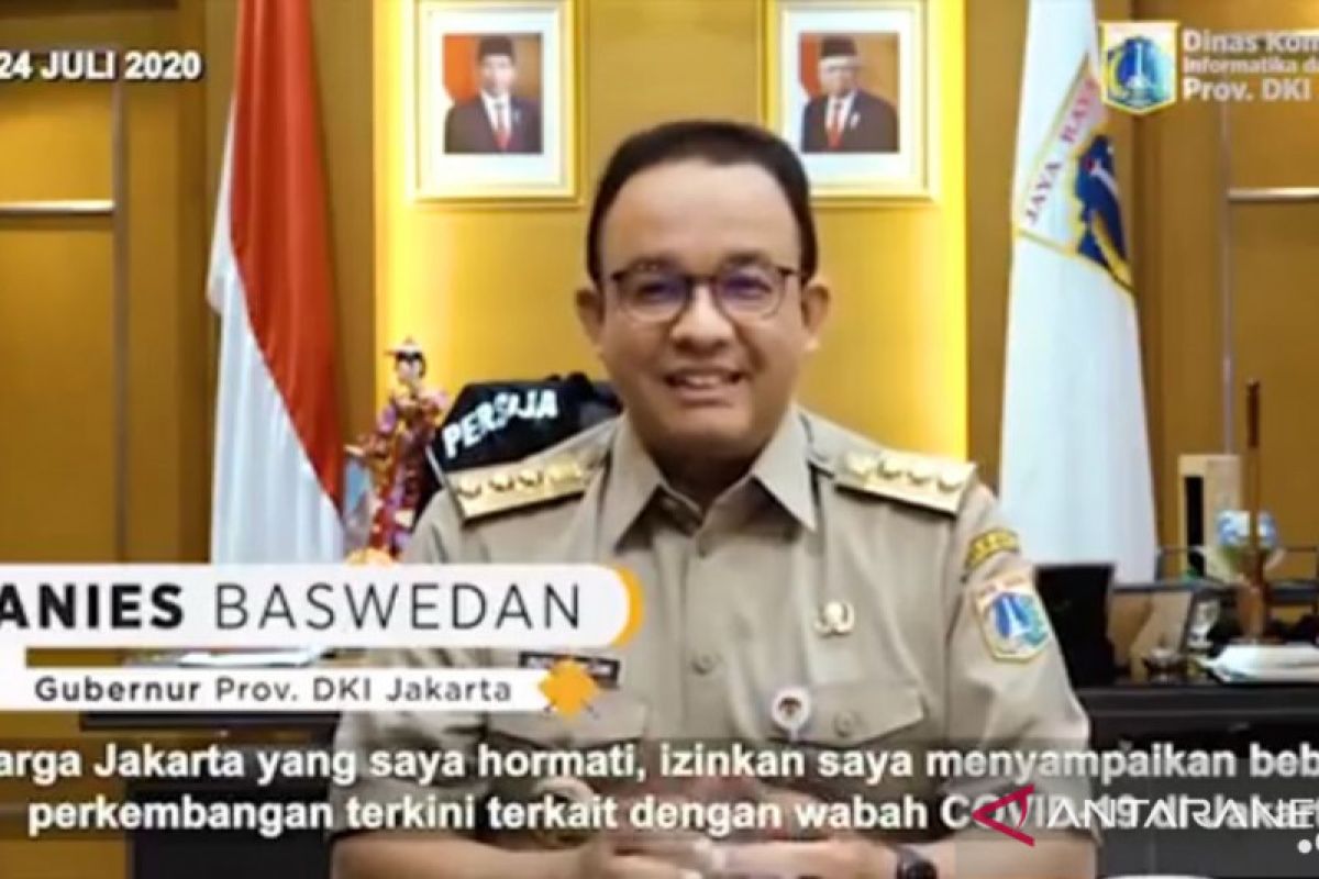 Anies umumkan perpanjangan PSBB Transisi Fase 1 di akun sosmednya