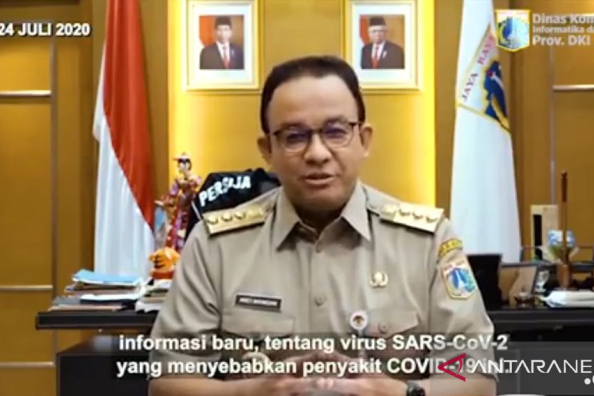 Anies Baswedan : Kasus paparan COVID-19 Jakarta Rabu tambah 584 orang