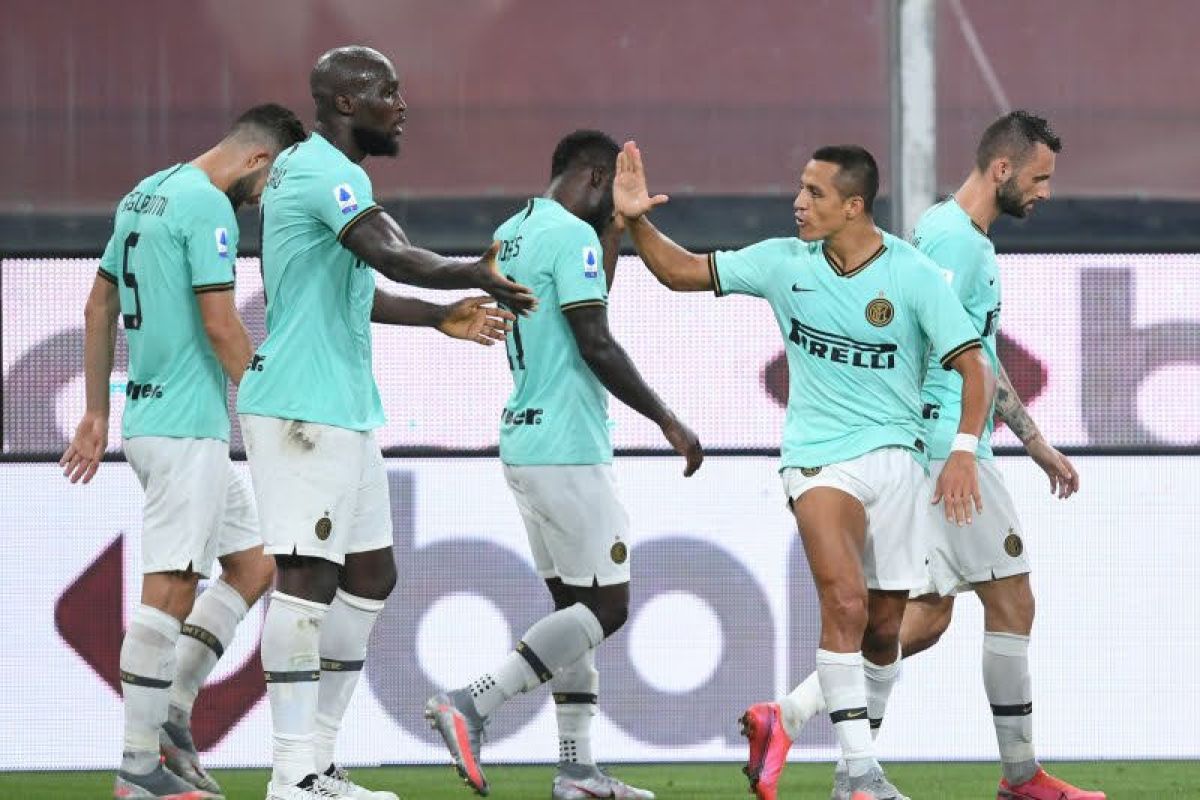 Dua gol Lukaku bawa Inter gilas Genoa 3-0