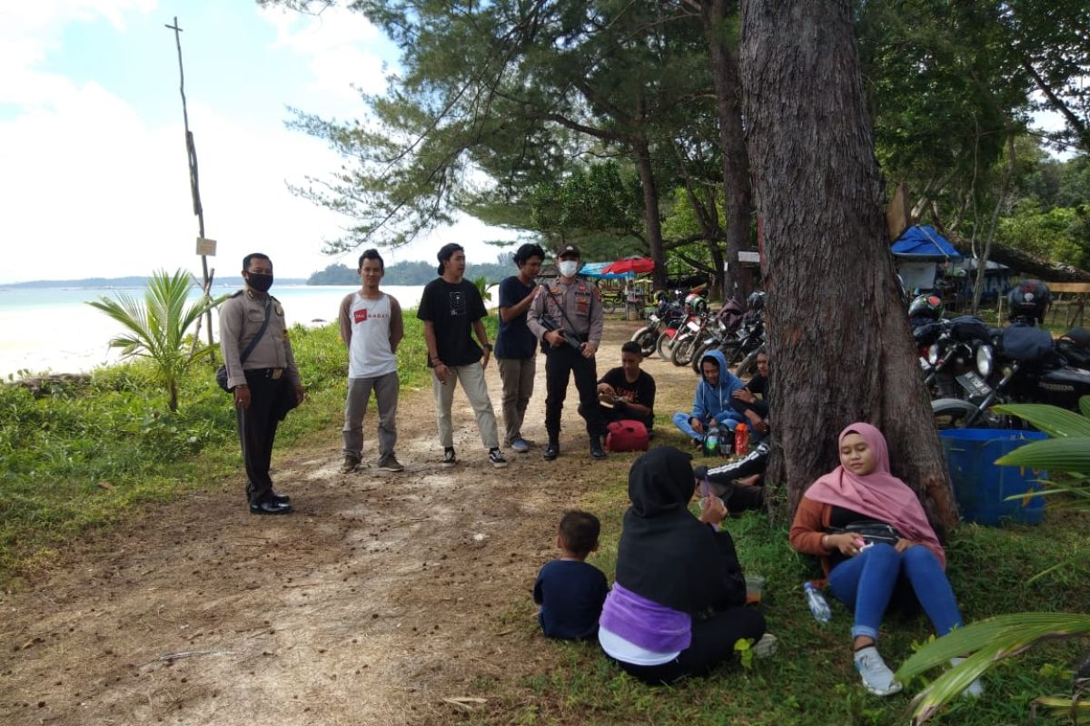 Polres Bangka Barat imbau wisatawan waspadai gelombang tinggi